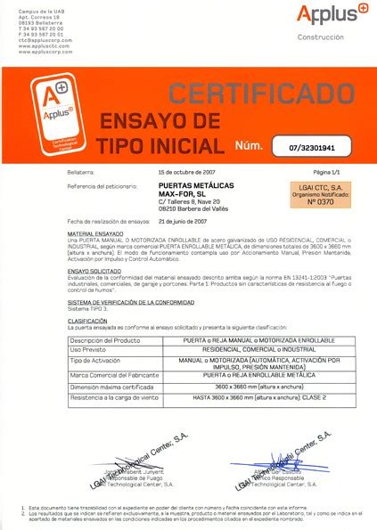 como crear certificado de calidad